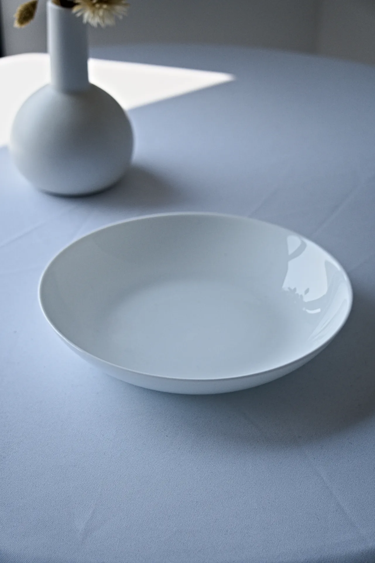 [2044] Assiette Creuse Blanche Eco Ø 23