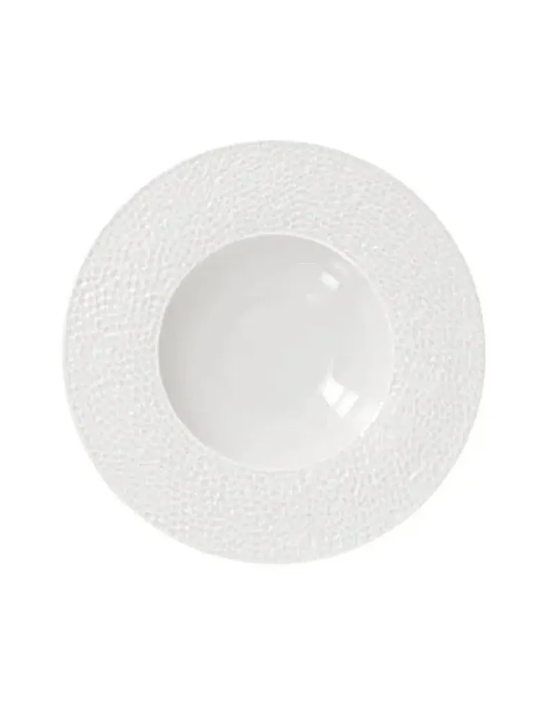 Assiette Creuse Martelé Porcelaine Ø22