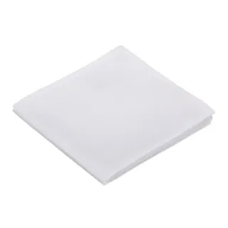 [1022] Serviette Rectangle blanche polyester 40 x 40