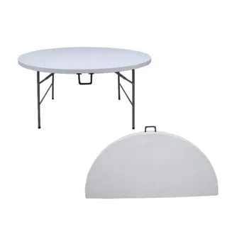 [1002] Table ronde pliante Ø 150 6/8 personnes